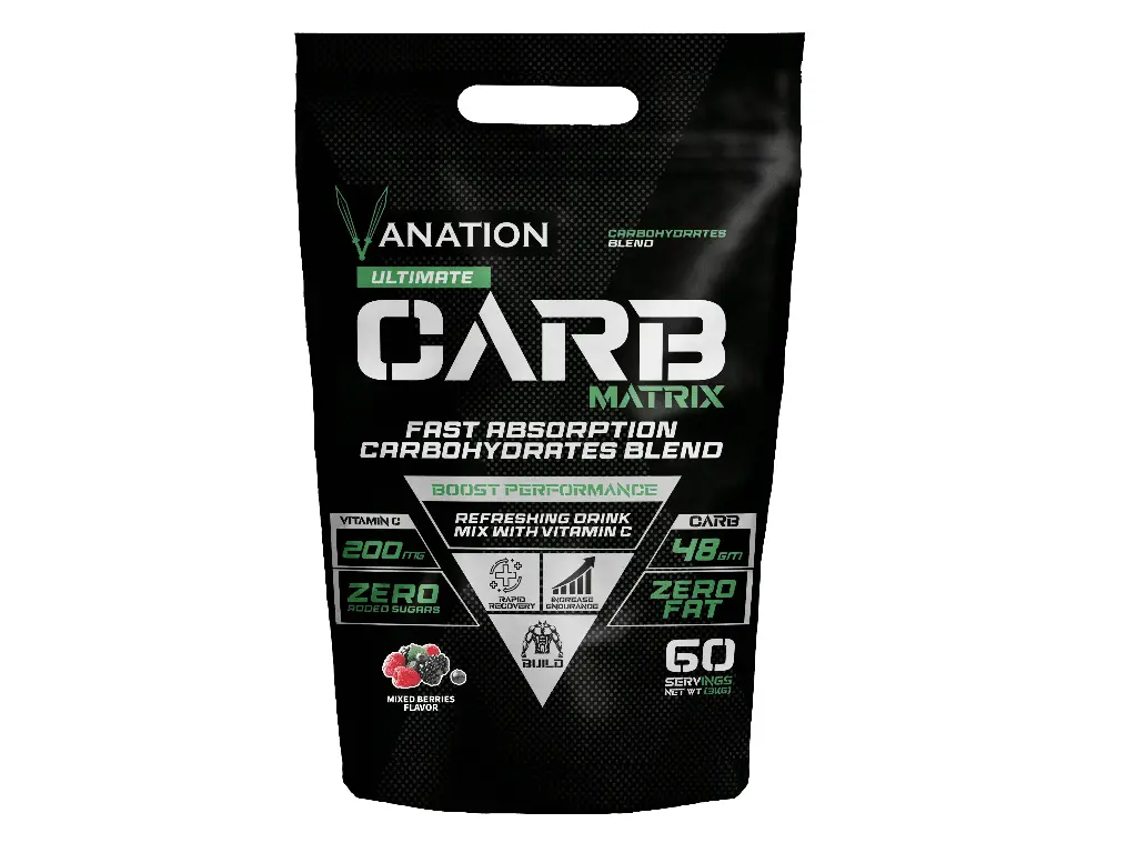 Vanation Carb Matrix with Vitamin C-3Kg-60Serv.-Mixed Berries