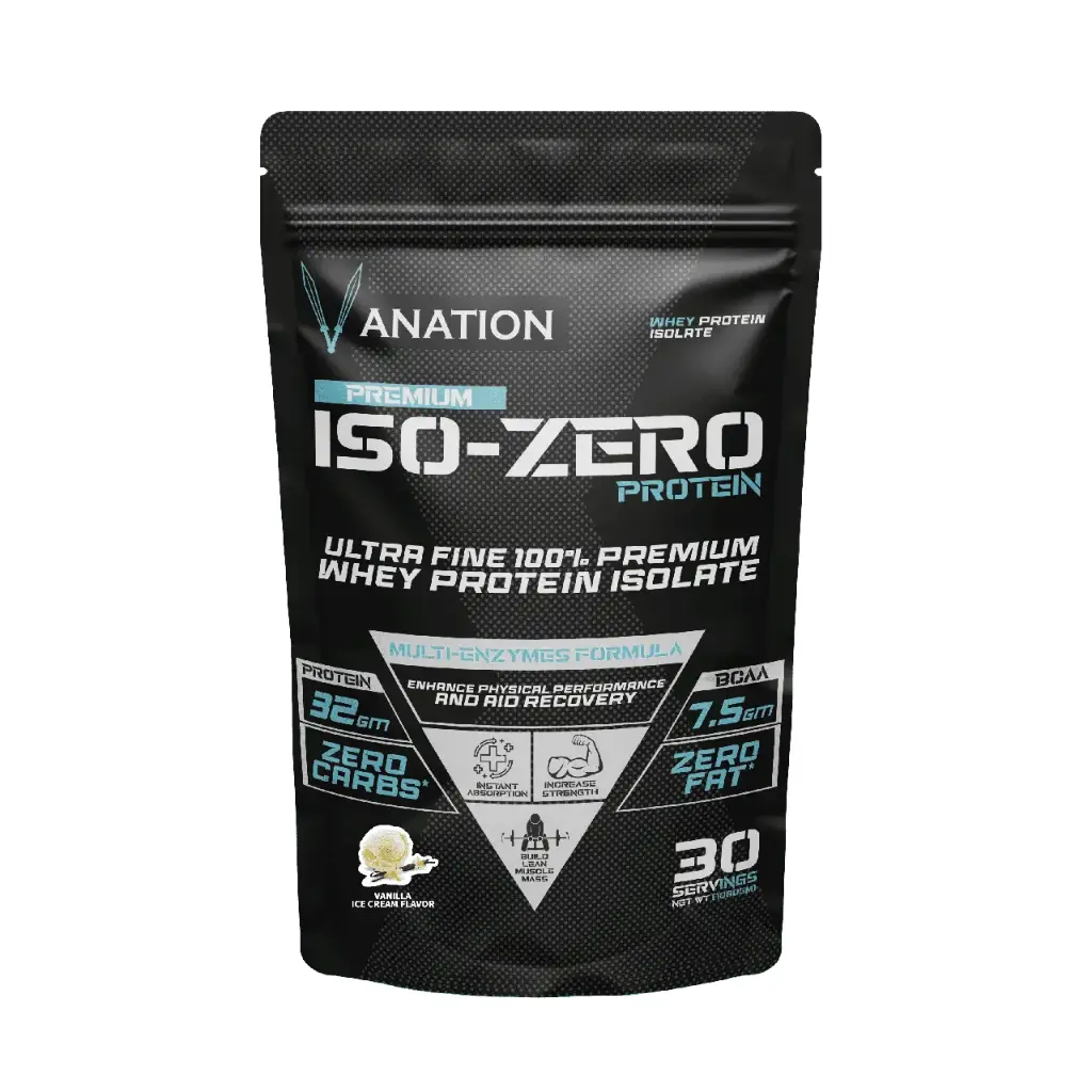 Vanation ISO -Zero 30 Serv. -1080 Mg -Premium-Highest Grad whey Protein Isolate(Vanilla Ice Cream)
