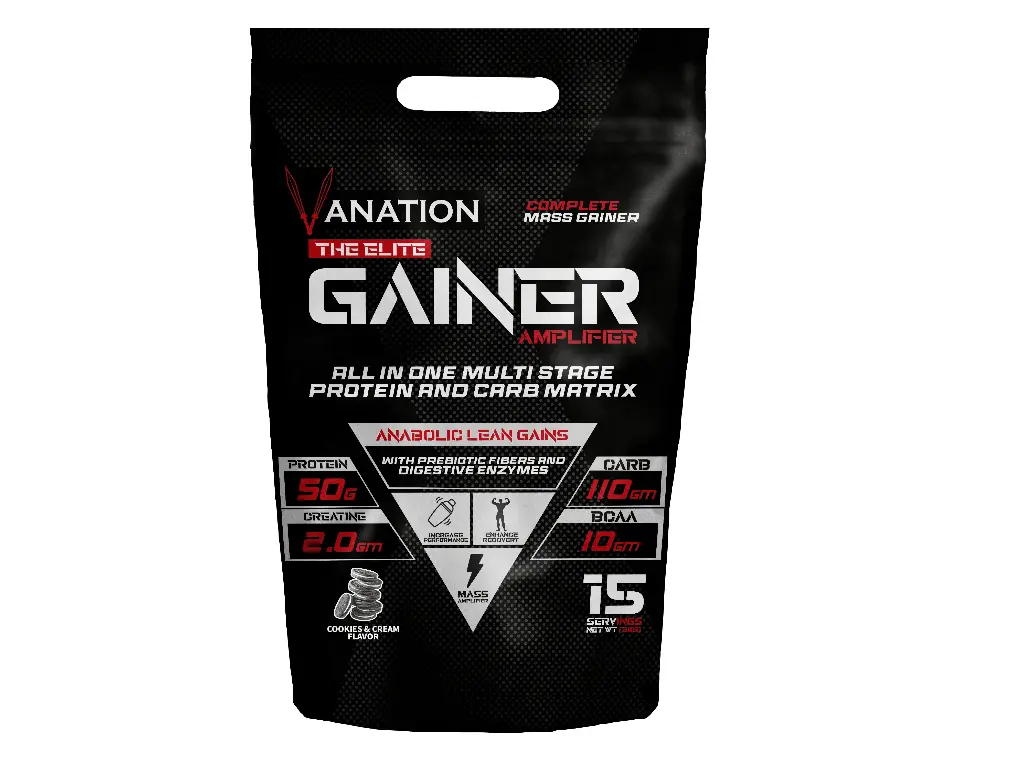Vanation Elite Gainer -3Kg-15Serv.-Cookies & Cream