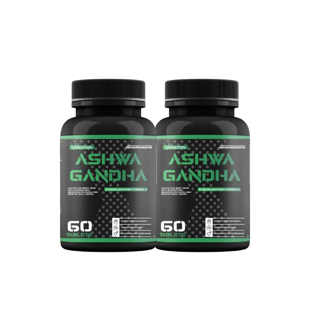2x Vanation Ashwagandha-60Tablets-30Servings.