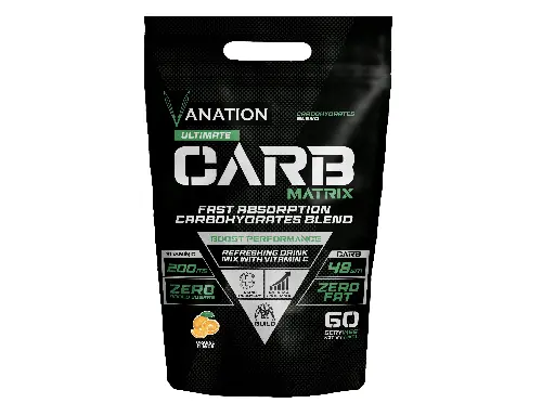 [5555] Vanation Carb Matrix With Vitamin C-3Kg-60Serv.-Orange