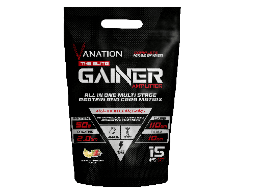 [5665] Vanation Elite Gainer-3Kg-15Serv.-Banana & Strawberry