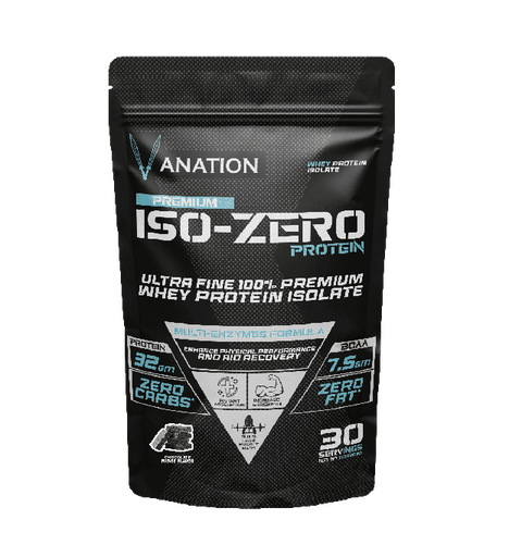Vanation ISO -Zero 30 Serv. -1080 Mg -Premium-Highest Grad whey Protein Isolate(Chocolate Fudge)