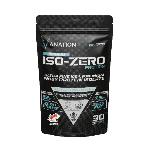 Vanation ISO -Zero 30 Serv. -1080 Mg -Premium-Highest Grad whey Protein Isolate(Strawberry Cream)