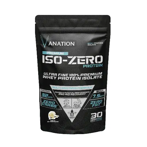Vanation ISO -Zero 30 Serv. -1080 Mg -Premium-Highest Grad whey Protein Isolate(Vanilla Ice Cream)