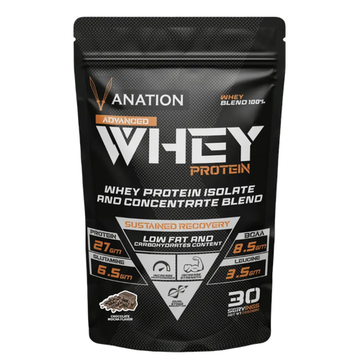 [6224002352132] Vanation 100% Whey Protein-1KG-30 Serv.-Chocolate Mocha 